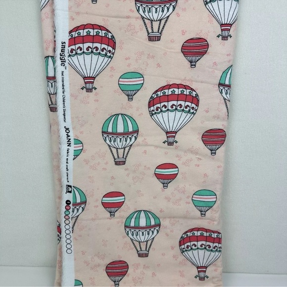Novelty Hot Air Balloons JoAnns Fabric Light Pink Cotton 3yds X 43” Baby Girl - Picture 4 of 8